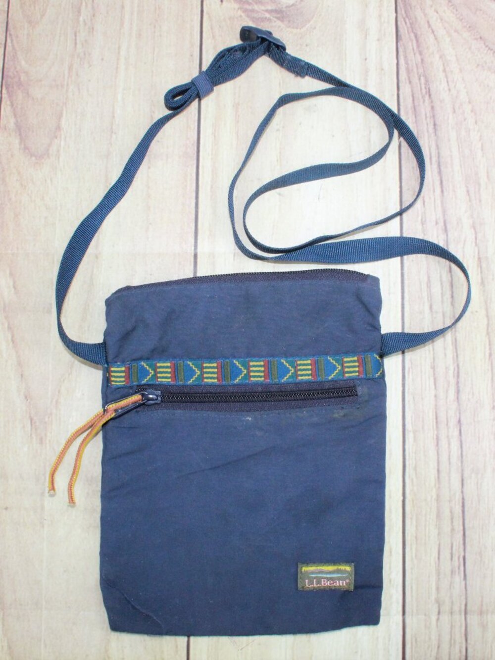 LL Bean Mountain Classic Crossbody Bag Navy Blue